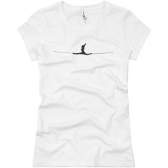 Ladies Slim Fit Basic Promo Jersey Tee