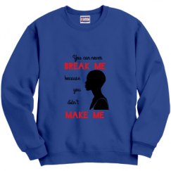 Unisex Film and Foil Crewneck Sweatshirt