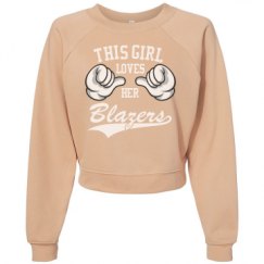 Women's Raglan Pullover Fleece