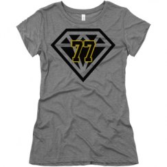 Ladies Slim Fit Super Soft Triblend Tee