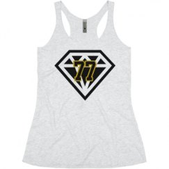 Ladies Slim Fit Super Soft Racerback Triblend Tank