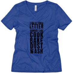 Ladies Relaxed Fit V-Neck Tee