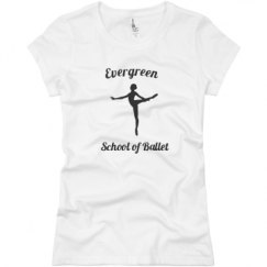 Ladies Slim Fit Basic Promo Jersey Tee