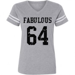 Ladies Relaxed Fit Vintage Sports Tee