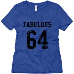 Ladies Relaxed Fit V-Neck Tee