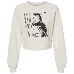 Women's Raglan Pullover Fleece