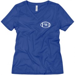 Ladies Relaxed Fit V-Neck Tee