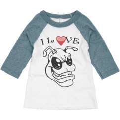 Toddler 3/4 Sleeve Raglan Tee