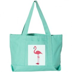 Seaside Cotton Canvas Pigment-Dyed Boat Tote Bag