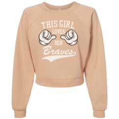 Women's Raglan Pullover Fleece