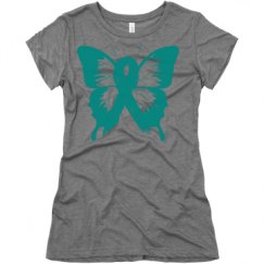 Ladies Slim Fit Super Soft Triblend Tee