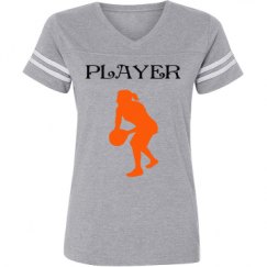 Ladies Relaxed Fit Vintage Sports Tee