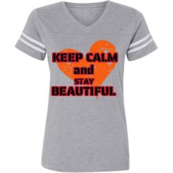 Ladies Relaxed Fit Vintage Sports Tee