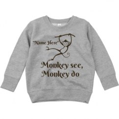 Toddler Crewneck Basic Promo Sweatshirt