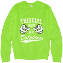 Unisex Neon Crewneck Sweatshirt