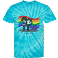 Unisex Tie-Dye Cyclone Pinwheel Tee