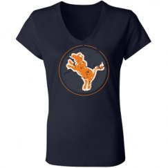 Ladies Slim Fit V-Neck Jersey Tee