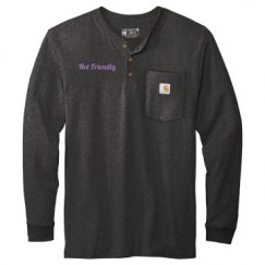 Unisex Carhartt Long Sleeve Henley Tee 