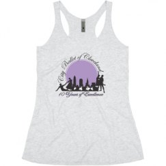 Ladies Slim Fit Super Soft Racerback Triblend Tank