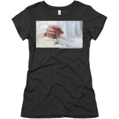 Ladies Slim Fit Super Soft Triblend Tee