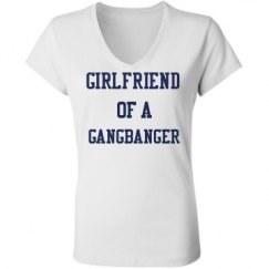 Ladies Slim Fit V-Neck Jersey Tee