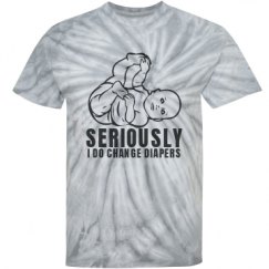 Unisex Tie-Dye Cyclone Pinwheel Tee