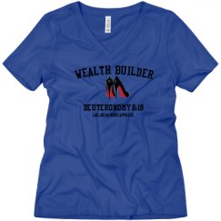 Ladies Relaxed Fit V-Neck Tee