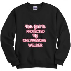 Unisex Film and Foil Crewneck Sweatshirt