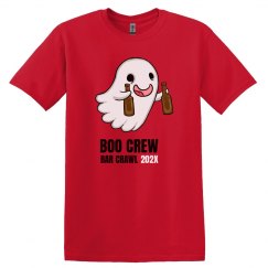 Made-To-Order Name, Number, Boo Crew Bar Crawl 2021 Tee