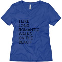 Ladies Relaxed Fit V-Neck Tee