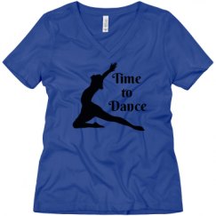 Ladies Relaxed Fit V-Neck Tee