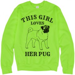 Unisex Neon Crewneck Sweatshirt