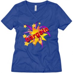 Ladies Relaxed Fit V-Neck Tee