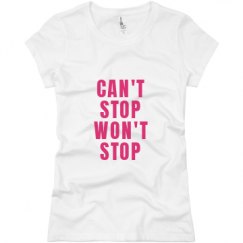 Ladies Slim Fit Basic Promo Jersey Tee