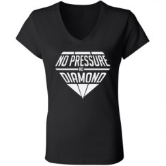 Ladies Slim Fit V-Neck Jersey Tee