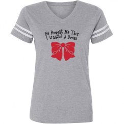 Ladies Relaxed Fit Vintage Sports Tee