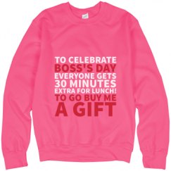 Unisex Neon Crewneck Sweatshirt