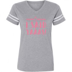 Ladies Relaxed Fit Vintage Sports Tee