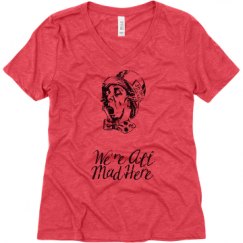 Ladies Relaxed Fit Super Soft Triblend V-Neck Tee