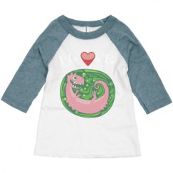 Toddler 3/4 Sleeve Raglan Tee