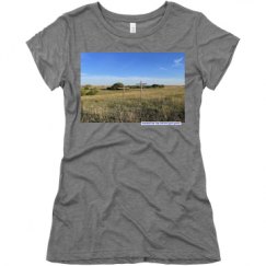 Ladies Slim Fit Super Soft Triblend Tee