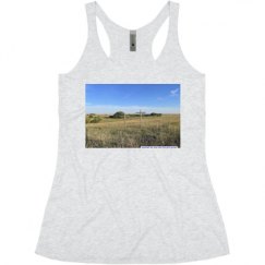 Ladies Slim Fit Super Soft Racerback Triblend Tank