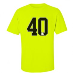 Unisex Ultra Cotton Safety Neon Crewneck Tee