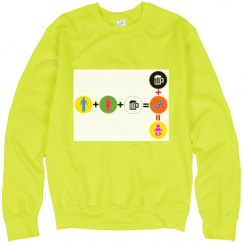 Unisex Neon Crewneck Sweatshirt