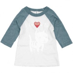 Toddler 3/4 Sleeve Raglan Tee