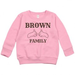 Toddler Crewneck Basic Promo Sweatshirt