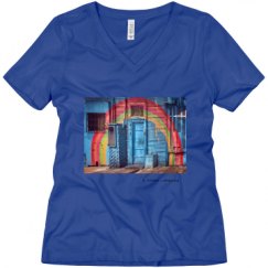 Ladies Relaxed Fit V-Neck Tee