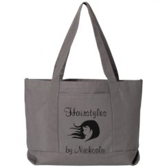 Seaside Cotton Canvas Pigment-Dyed Boat Tote Bag