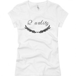 Ladies Slim Fit Basic Promo Jersey Tee