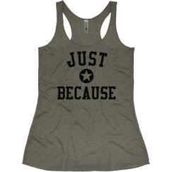 Ladies Slim Fit Super Soft Racerback Triblend Tank